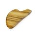 Скребок гуаша для лица деревянный + Органическое масло макадамии - фото