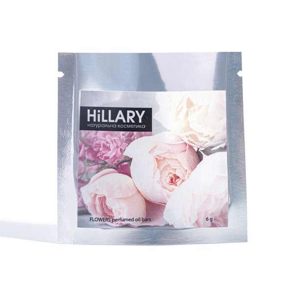 ПРОБНИК Твердий парфумований крем-баттер для тіла Hillary Perfumed Oil Bars Flowers, 5 г - фото №1