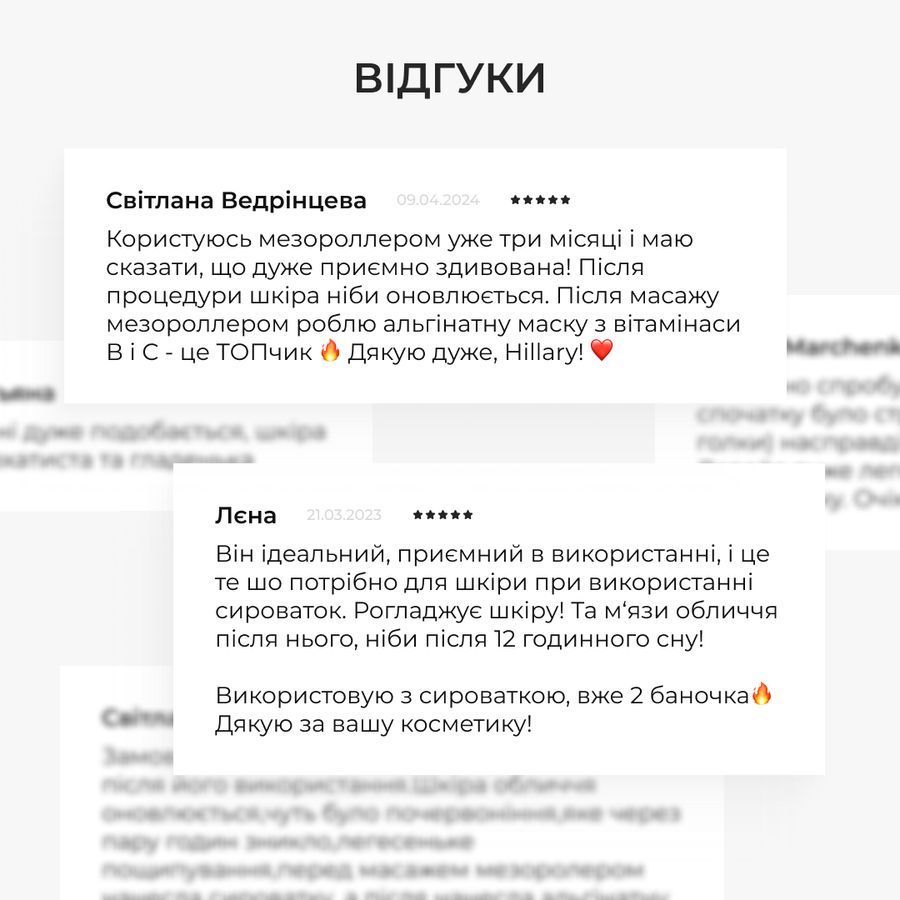 Гиалуроновая сыворотка Hillary Smart Hyaluronic, 30 мл + Мезороллер для лица Hillary - фото №1