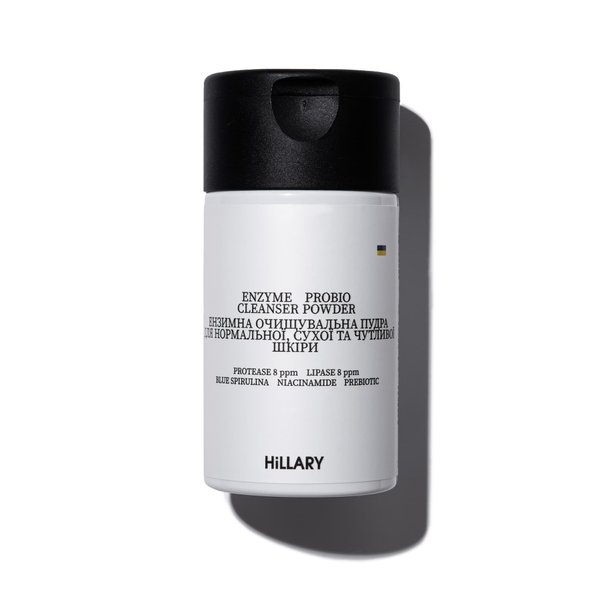 Энзимная очищающая пудра для нормальной, сухой и чувствительной кожи Hillary Enzyme Probio Cleanser Powder, 40 г - фото №1