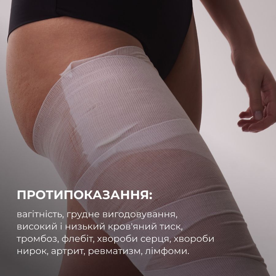 Антицелюлітні моделюючі обгортання для тіла з ніацинамідом Hillary Niacinamide Cold Slim - фото №1