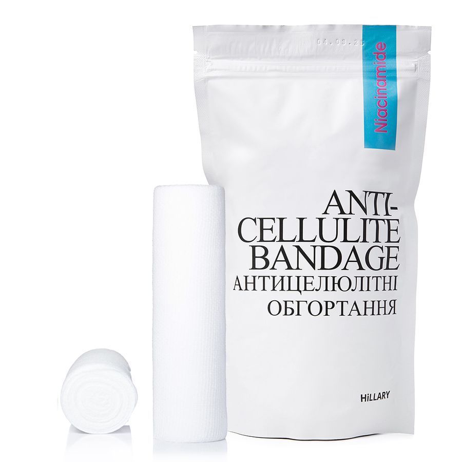 Антицелюлітні моделюючі обгортання для тіла з ніацинамідом Hillary Niacinamide Cold Slim - фото №1