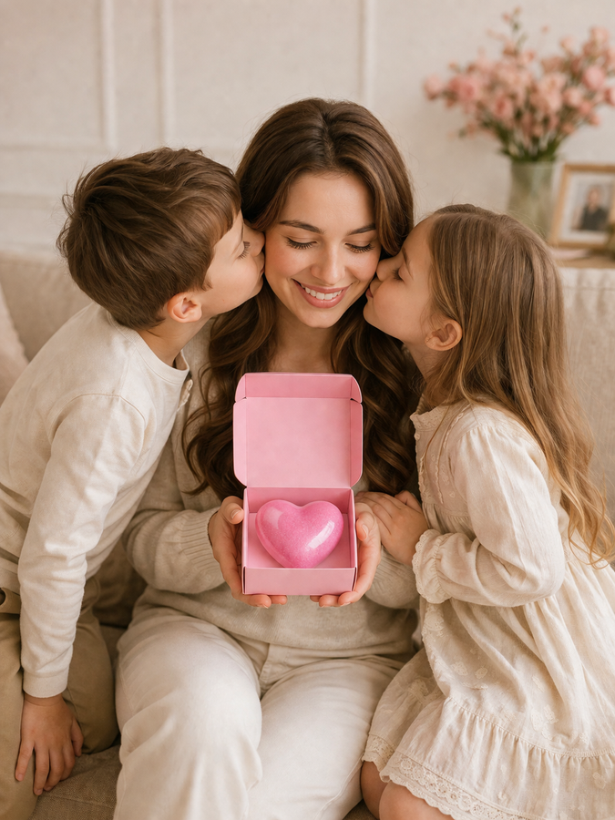 Набір сердець Self-Love Ritual: Dark Affair & Strawberry Pralin&eacute;, 220 г - фото №1
