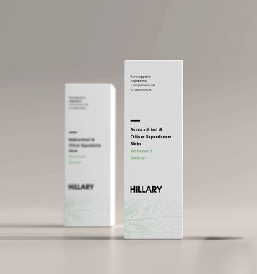 Регенерирующая сыворотка с био-ретинолом и сквалан Hillary Bakuchiol & Olive Squalane Skin Renewal Serum 30 мл - фото №1